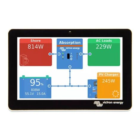 Victron – Écran tactile 5 pouces GX Touch 50 – Ultra fin et étanche – Connectivité HDMI – Alimentation USB pour Cerbo GX