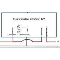 Programmateur-minuteur 12V