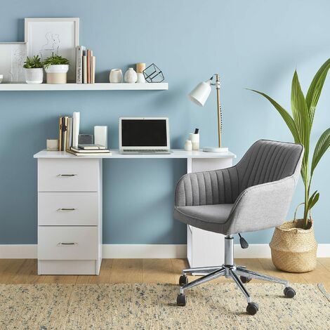 Anna swivel office chair - grey - Grey