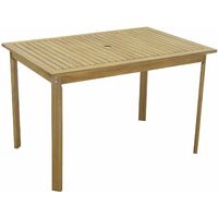 Ackley wooden garden furniture – 6 seater outdoor dining set