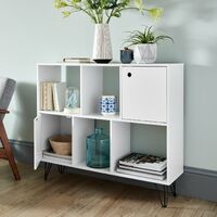 Anderson cube storage unit - White with white cupboards - White/ white