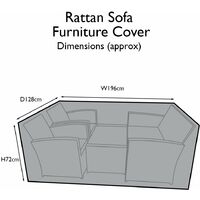 Cote 4 seater sofa set garden furniture cover