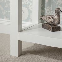 Gwen Console Table - 3 Drawers - Wood - white
