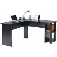 Essie L shaped desk in black - Black