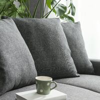 Tracy corner sofa - grey linen - Grey