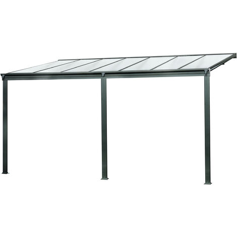 CHILLROI® Pavillon Pliable | Surface de Toit 300 x 300 cm | Gris Platine |  Polyester | Imperméable | 4 parois latérales avec fenêtre incluses | Tente