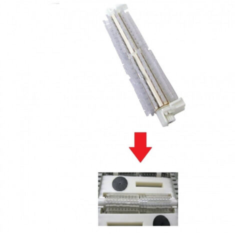 Terza Spazzola Centrale di Fondo per Robot Piscina Maytronics Dolphin M 400 – M 500 / Supreme M 5 / Oasis 50 - 60 / PS 50 – 60 / Maxi Kart / Kaptur 400 - 500 / Maximus X 70 – X 90 / Zenit 20 - 30 / Ze