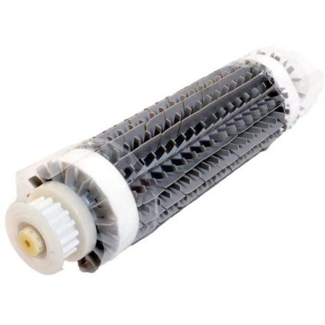 Rullo Spazzola Termofusa in PVC Lunga Grigio + Pulegge + 2 Anelli Wonder Robot Maytronics Dolphin Oasis 40 / PS 40 / Master M4 / X Force 20 / Cosmos 20 / Urus 400 / Kaptur 150 / Zefiro SF 40 / F 40 / (1/2)