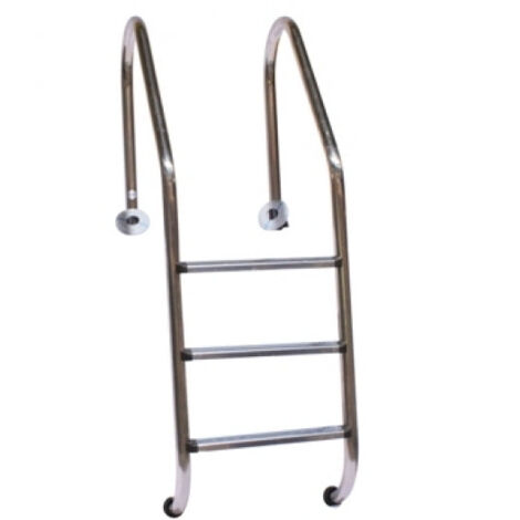 Scaletta di Risalita Modello Trianon per Piscina con Skimmer in Acciaio Inox AISI 304 - 3 Scalini