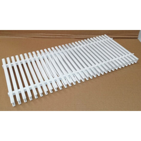 1 Mt Griglia Dritta in Polipropilene Speciale Anti-UV per Canale di Sfioro Piscina - Larghezza Mm 250 - Spessore Mm. 25 - Prezzo al Metro