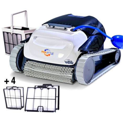 Dolphin PoolStyle AG Plus ULTRACLEAN Digital - Robot Elettrico Pulitore per Piscina fino a 10 Mt - FONDO + PARETI - MY2024