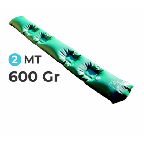 Tubolare Salsicciotto in PVC Rinforzato AntiVento AntiRibaltamento per Telo di Copertura Invernale per Piscina - MT. 2 da 600 Gr / Mq - 4 TermoSaldature - MADE IN ITALY