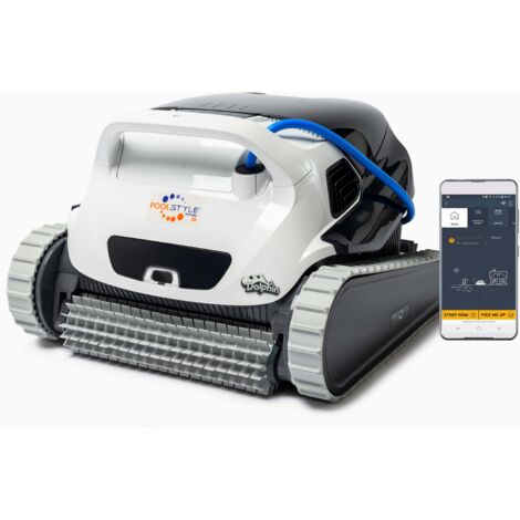 Dolphin Poolstyle 35i IoT Wi-Fi Bluetooth APP MyDolphin Plus Digital - Robot Elettrico Pulitore per Piscina fino a 12 Mt - FONDO + PARETI + LINEA - MY2025
