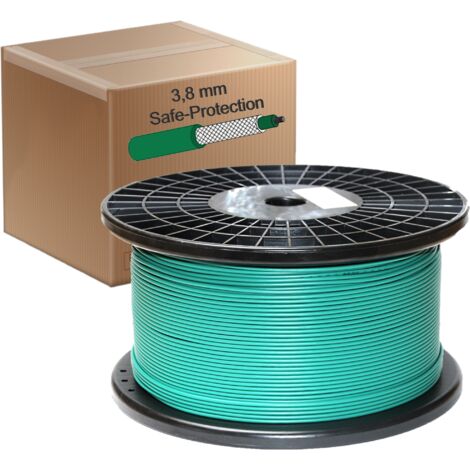 Kress Mission ® kompatibles Sicherheits Kabel + XTREME SAFE-PROTECTION Ummantelung - Mähroboter Begrenzung Schutz Draht - Kabelrolle - Ø3,8mm - HQ Länge Kabel 150m