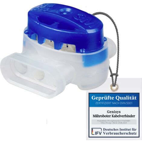 Genisys Kabel Verbinder kompatibel mit Grouw S600 Draht Reparatur Verbindungsklemmen Mähroboter - wasserdicht - Original 3M Inhalt (KV+AK) 10x314 (1/5)