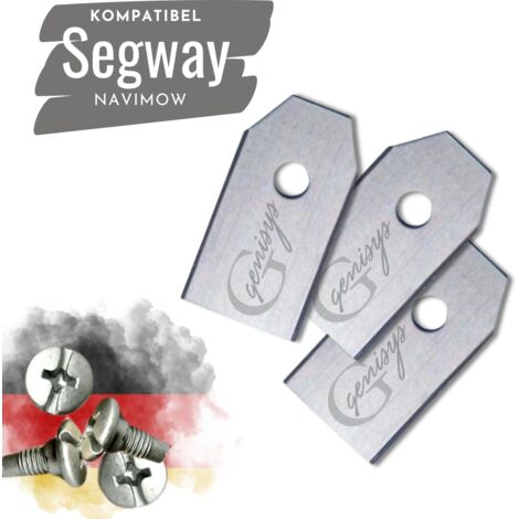 Genisys Ersatz Messer kompatibel mit Segway NaviMow Klingen - LongLife - 1-Loch bruchsicher [DIN EN 50636 geprüft] Stück 9
