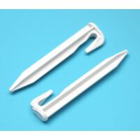 BIO Haken kompatibel für Medion MD 19727 ® abbaubare Nägel aus Ökologischen Material Kabel Befestigung Heringe auflösende Erdanker - HQ BIO Stück 300