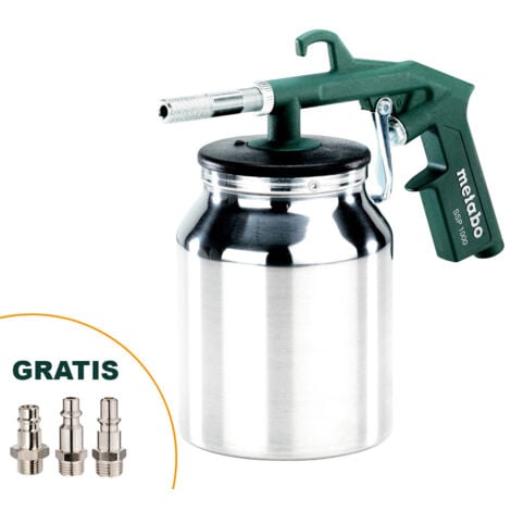 Pistolet de sablage air comprimé 7 bar 300 l/min SSP 1000 - METABO 601569000