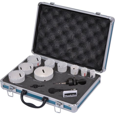 Coffret de scie trépan pour électricien (12 pcs) Makita D-47282