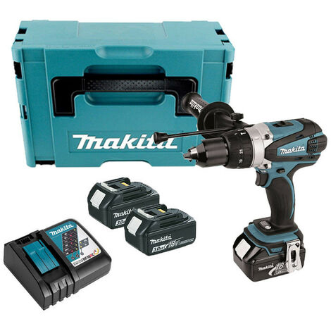 Perceuse à percussion 18V LXT (3x3,0 Ah) en MAKPAC - MAKITA DHP458RF3J
