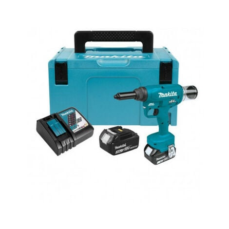 Riveteuse 18 V Li-Ion BL Ø 6,4 mm (2x3.0Ah) - MAKITA DRV250RFJ