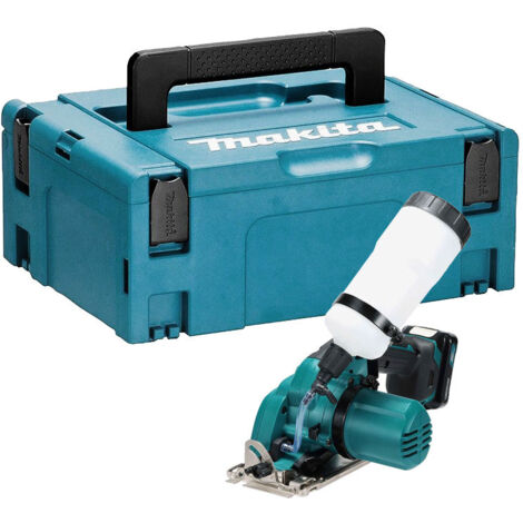 Makita – Scie circulaire à diamant 10,8V pour carrelage et pierre – Ø85 mm – Profondeur de coupe 25,5 mm – CC301DZJ