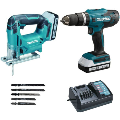 Combopack 2 outils 18V série G (HP488D+JV183D) (2x1.5 Ah) - MAKITA DK18B59Y