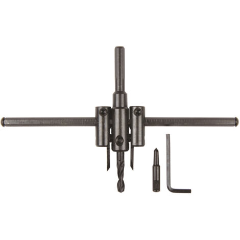 Makita – Scie cloche ajustable 30 à 200 mm – Emmanchement 3 pans pour stabilité – Pour bois et plaques de plâtre – D57102