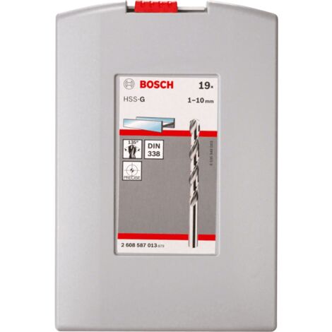 Kit de forets à métaux HSS-G, 7 pièces - BOSCH 2608587013