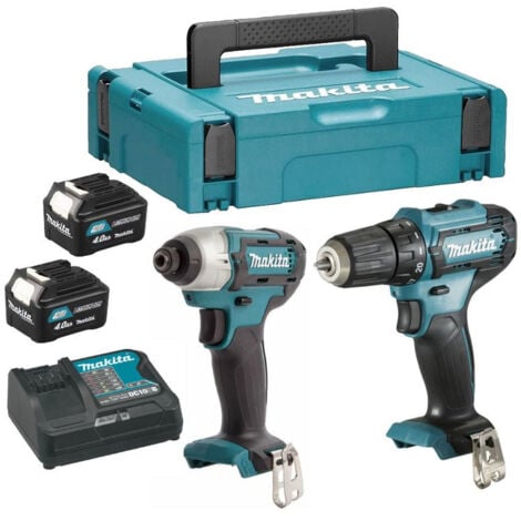 Pack outils 12V (DF333D + TD110D) (2x4.0Ah) en Makpac - MAKITA CLX224SMJ