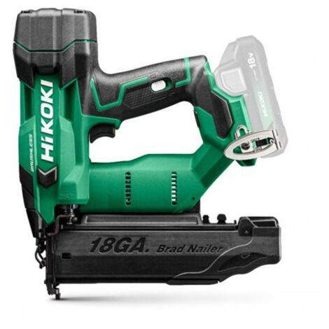Hikoki – Cloueur finition 18V 18Ga 16-50mm sans fil – Moteur Brushless – Clouage précis pour bois dur – Modes unique et répétition