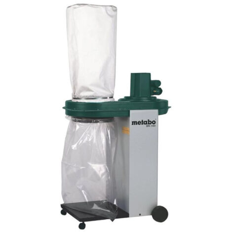 Metabo – Aspirateur à copeaux 0,75 kW – Débit d'air 1.010 m³/h – Volume sac 90 l – Pour machines à bois stationnaires