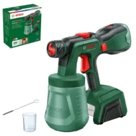Bosch – Pistolet à peinture sans fil 18V-300 – Buse ALLPaint pour tous types de peintures – Débit réglable – Moteur sans charbon – 603208100