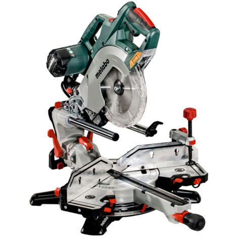 Metabo – Scie à onglets radiale 216mm pour bois dur – Profondeur de coupe 72mm – Vitesse 2200-6300/min – 612216000 (1/10)