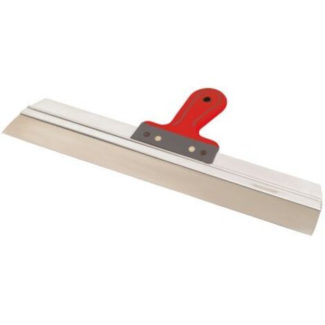 Couteau à enduire 35 cm – Lame en acier inoxydable renforcée – Manche bi-matière ergonomique – Finition précise sur grandes surfaces – Valles (1/2)