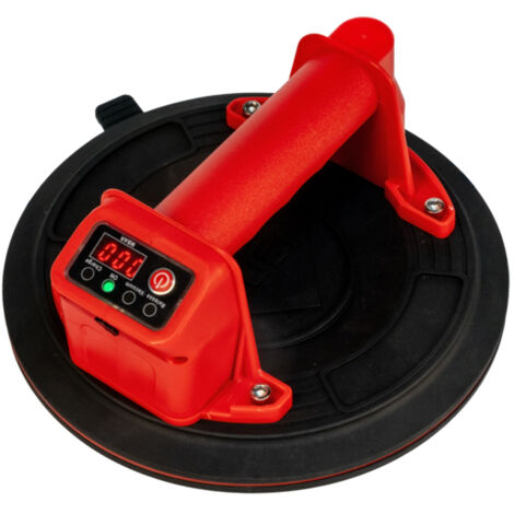 Rubi – Ventouse à vide OCTO-USB ENERGY – Charge maximale 140 kg – Résistante à l'eau et à la poussière – Écran numérique avec indicateurs