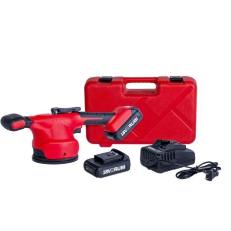 Rubi – Batte ventouse vibrante légère 50 kg – Batterie Lithium-ion 18V – Fréquence réglable 0-10 000 tr/min – 60943 - RV-18