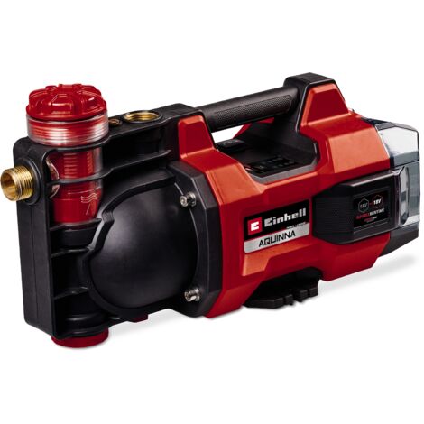 Einhell Pompe d'arrosage sans fil AQUINNA 18/30 F LED Solo PXC (36V, Débit max. 3,000 L/h, Pression 2,8bar) Livré sans batterie ni chargeur