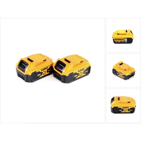 Dewalt DCB184 Batteries 18V 5Ah / 5000mAh XR Li-Ion, 2 pcs.