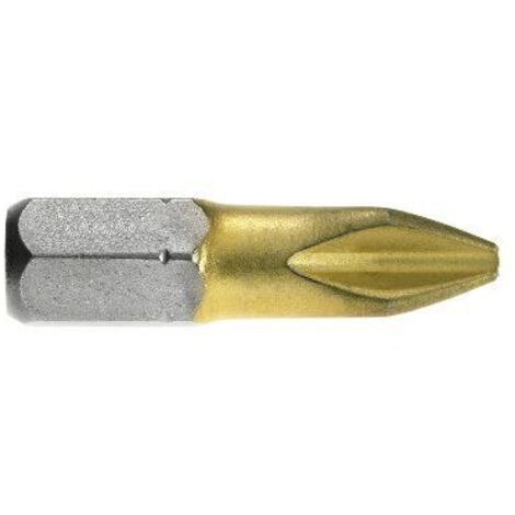 Embout cruciforme PH 3 extra-dur 25 mm (lot de 25) - Bosch 2607002489 (1/2)