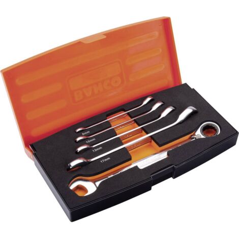Coffret de 5 clés mixtes à cliquet - BAHCO 1RM-S5 (1/3)