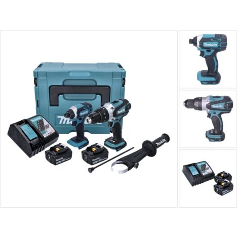 Combopack de 2 outils MAKITA DLX2145TJ (DHP458 - DTD152) - 18V LXT - 2x5,0 Ah -