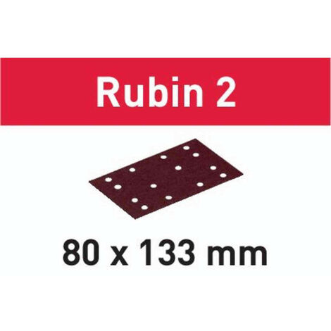 Abrasifs Rubin 2 STF 80X133 P180 RU2/10 - FESTOOL 499060