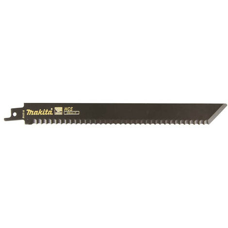 Makita – Lames de scie sabre HCS pour isolation 225mm – Lot de 2 – Capacité de coupe 175mm – Précision de coupe pour matériaux d'isolation - B-52118