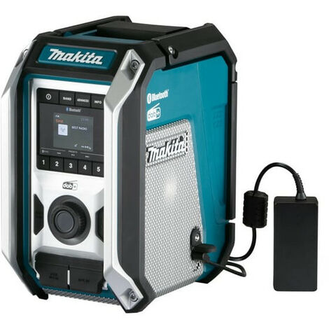 Radio de chantier 12 à 18V Li-Ion DAB/DAB+ (Machine seule) - MAKITA DMR115+BL1830B+DC18RC