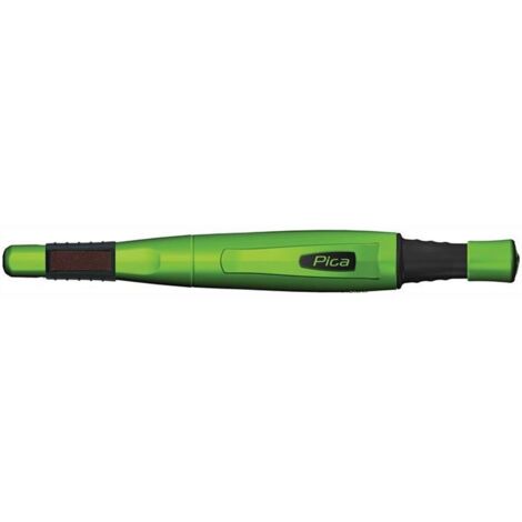 Crayon de charpentier en graphite pour bois, métal et béton – Mine carrée 2x5mm – Clip de poche – 6060 – Pica Marker