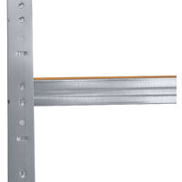 shelfplaza® HOME HDF-Boden Komplett Set für Steckregale 80x30 cm in weiß 