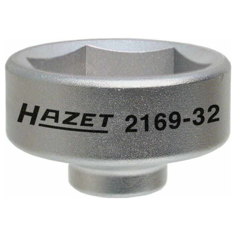 HAZET Ölfilter-Schlüssel 2169-32 Vierkant hohl 10 mm (3/8 Zoll) Außen-Sechsk