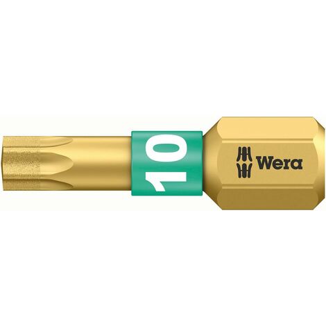 Wera 867/1 BDC TX10X25 05 066100 001 Torx-Bit T 10 Werkzeugstahl legiert, diamantbeschichtet D 6.3 1