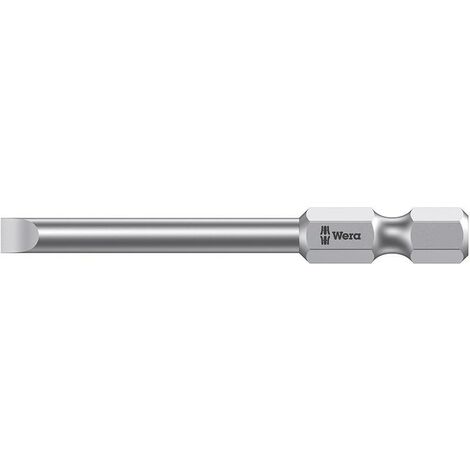 Bit zähhart 1/4 DIN 3126 E6,3 Schlitz 3x0,5x50mm Wera